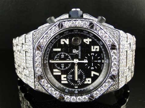 iced out audemars piguet|full iced out watches.